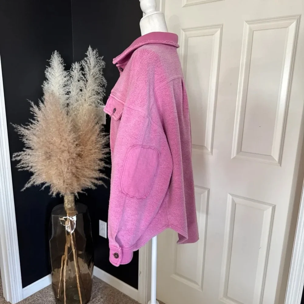 Free People Ruby Jacket in Envy Pink 
size Medium - Picture 9 of 12